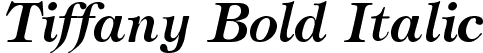 Tiffany Bold Italic