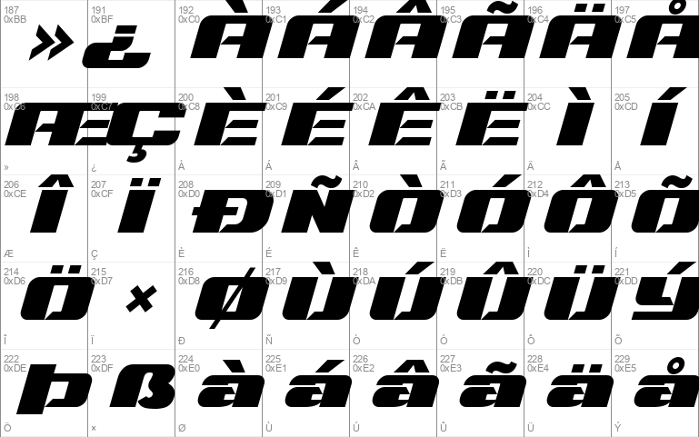 Typo Speed Black Demo Windows Font Free For Personal