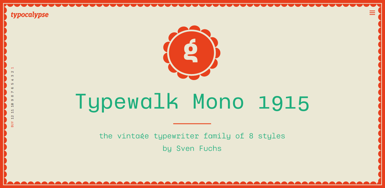 Typewalk Mono 1915