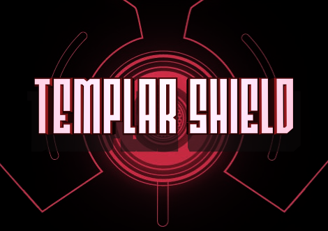 Templar Shield Laser Italic