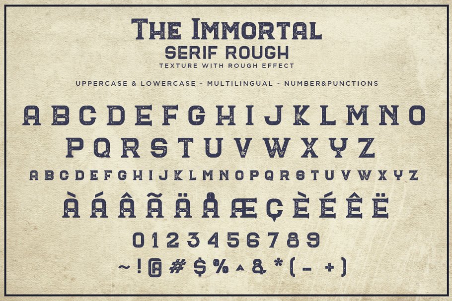 The Immortal Serif Rough