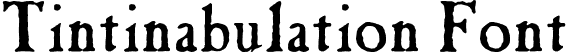 Tintinabulation Font