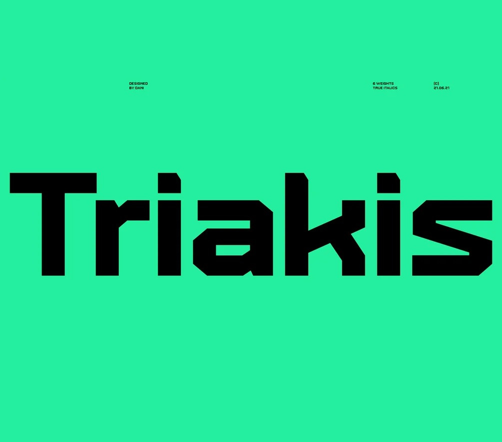 Triakis  Font Light