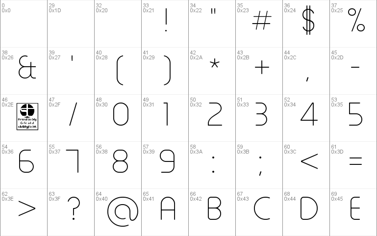 Typo Round Thin Demo