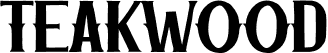 TEAKWOOD Windows font - free for Personal