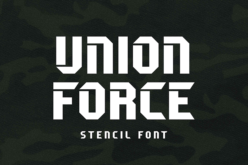 Unione Force Stencil