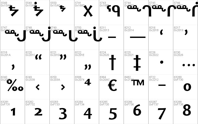 Uqammaq Light Font