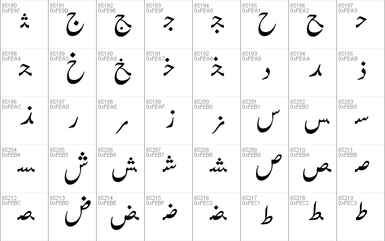free urdu fonts download for windows xp