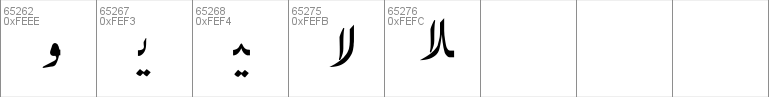 Urdu Nastaliq Unicode Font