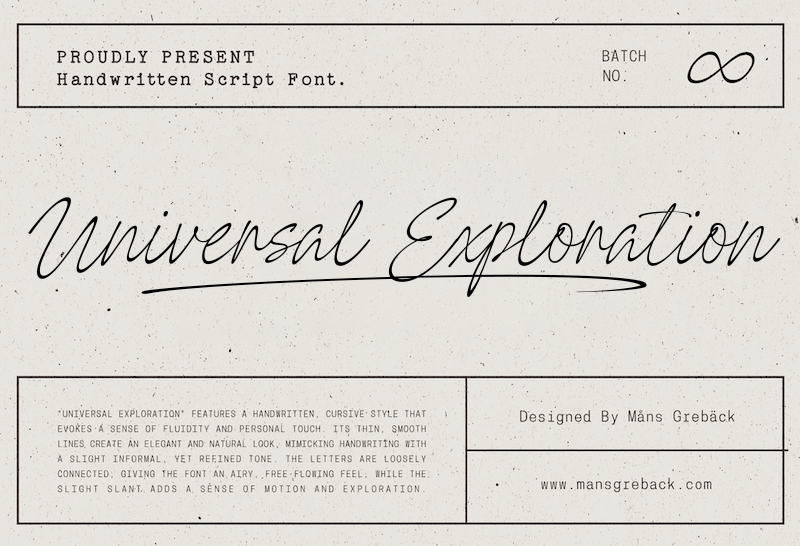 Universal Exploration PERSONAL