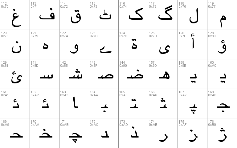 urdu jahan urdu fonts