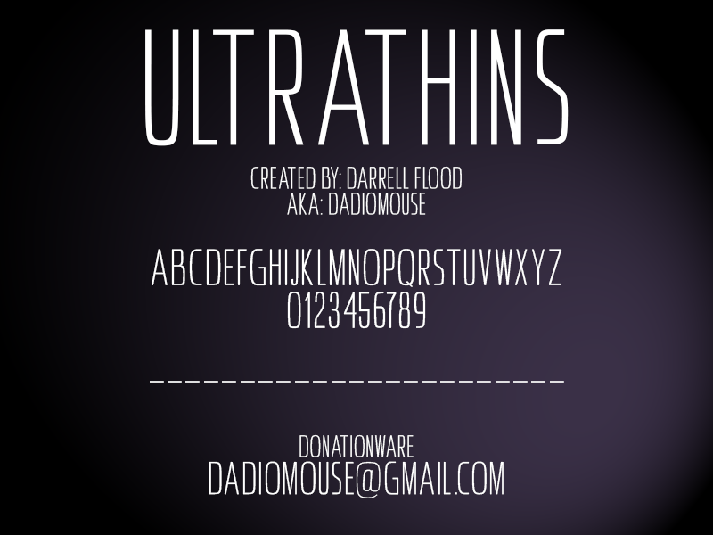 Ultrathins