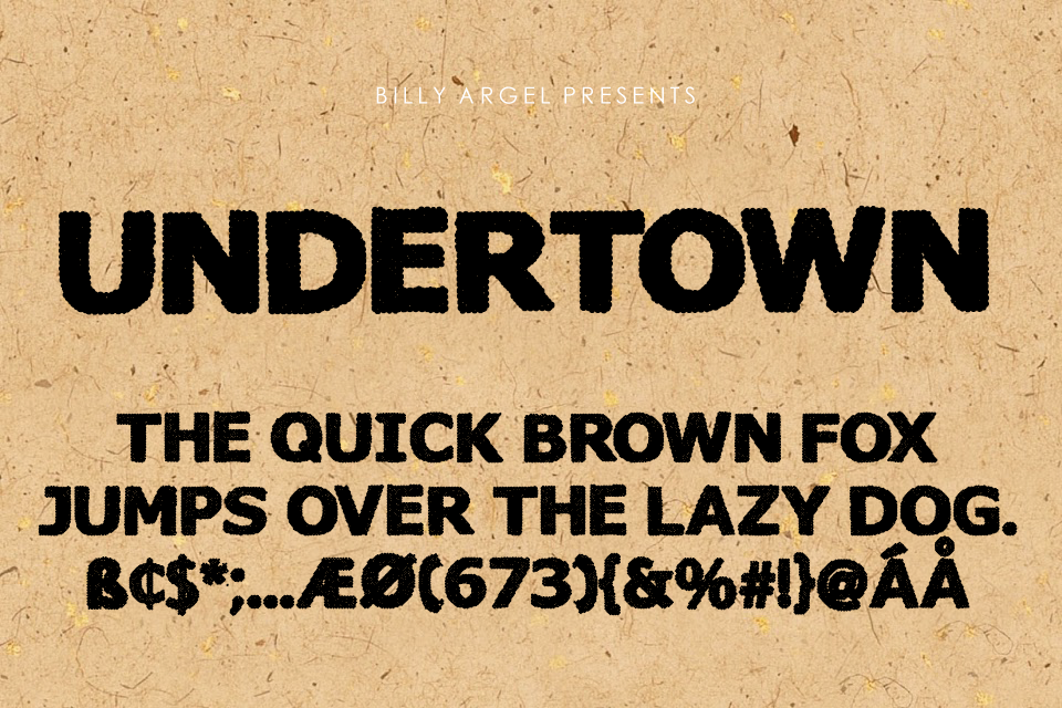 UNDERTOWN PERSONAL USE