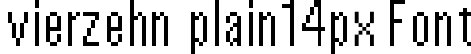 vierzehn  plain14px Font