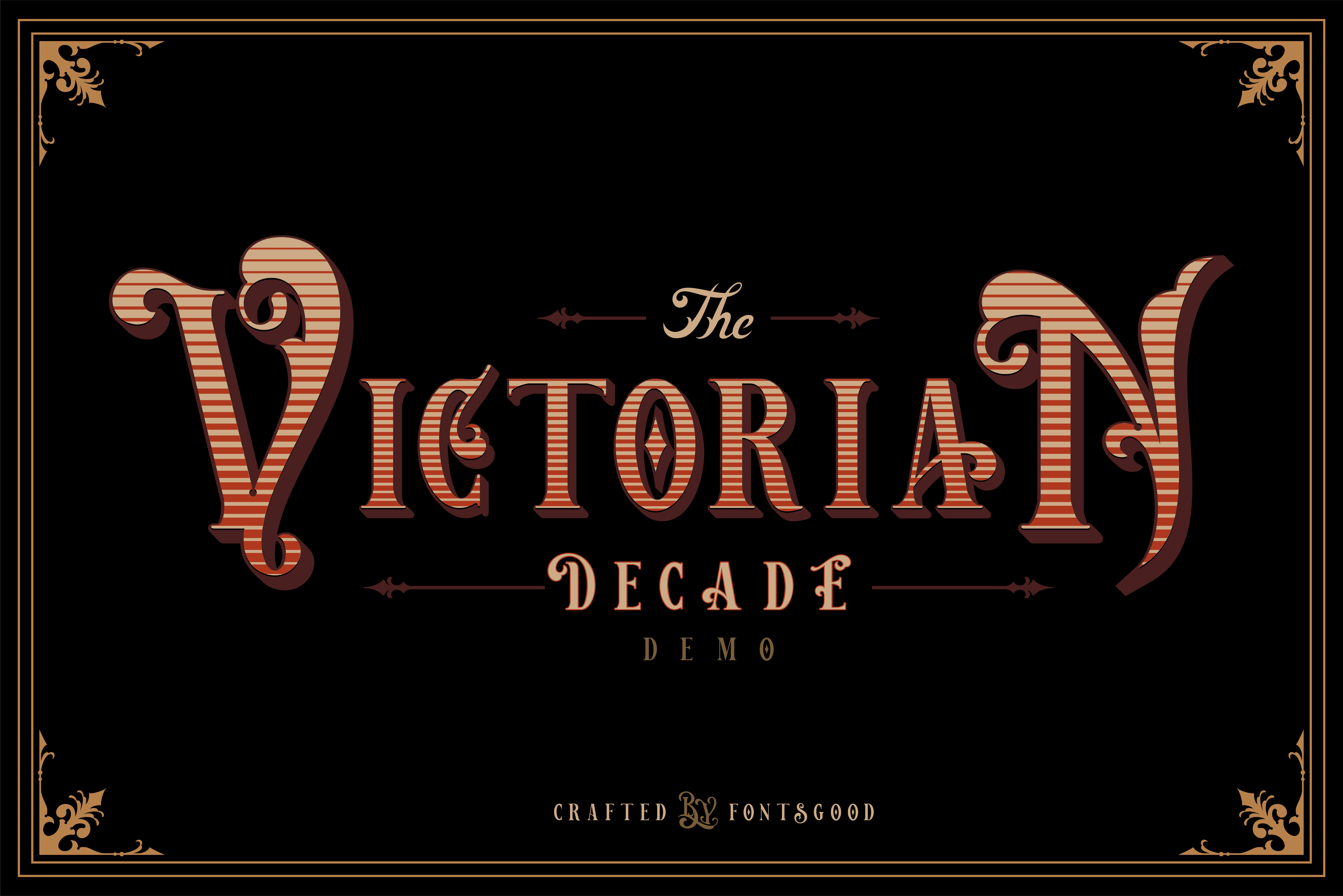 Download Free Victorian Decade Demo Version Font Free For Personal Fonts Typography