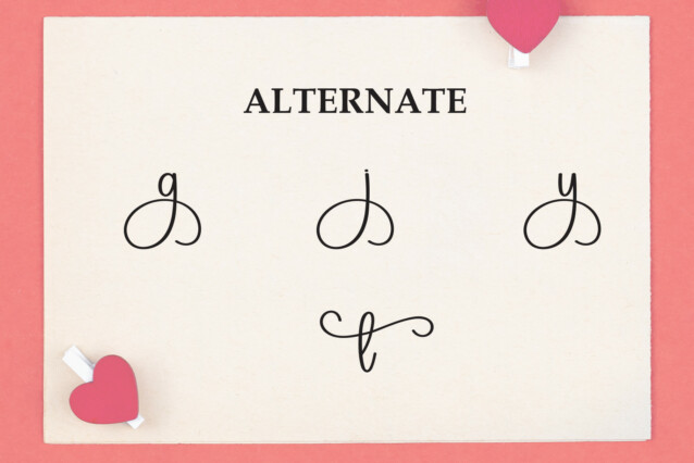 Valentine Calligraph