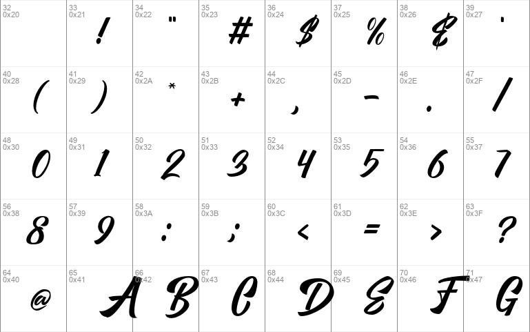 Vervelle script brush