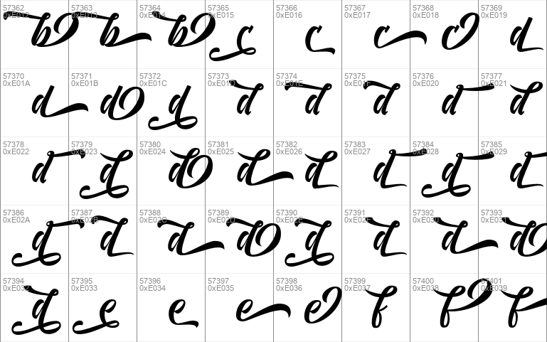 Vervelle script brush