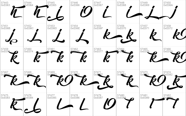 Vervelle script brush