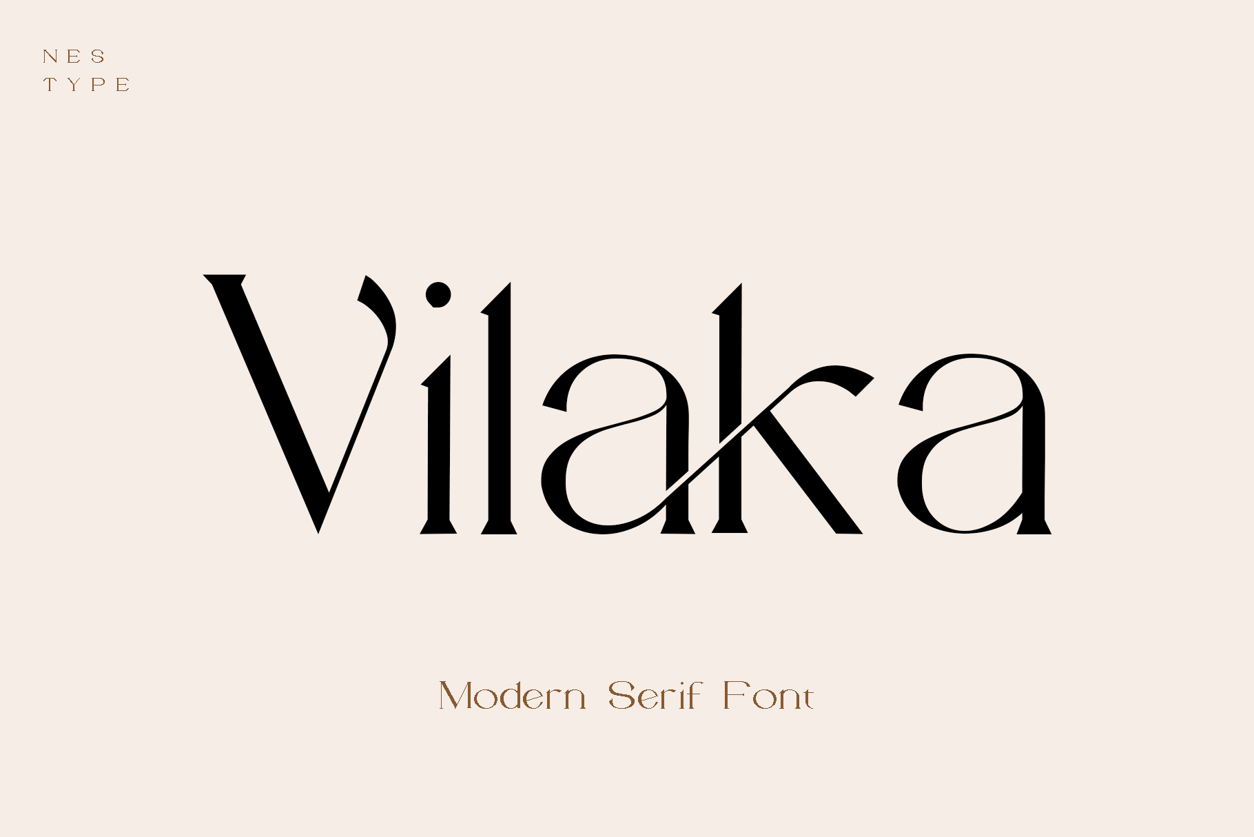 Vilaka Modern Serif Font Demo!