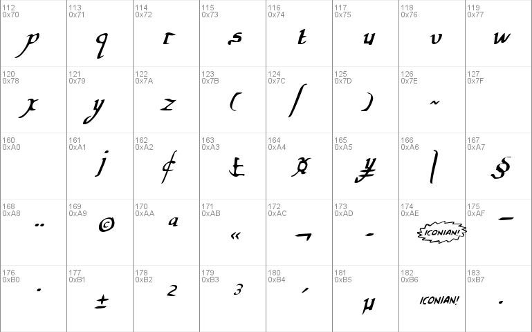 Valley Forge Italic