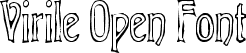 Virile Open Font