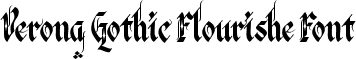 Verona Gothic Flourishe Font