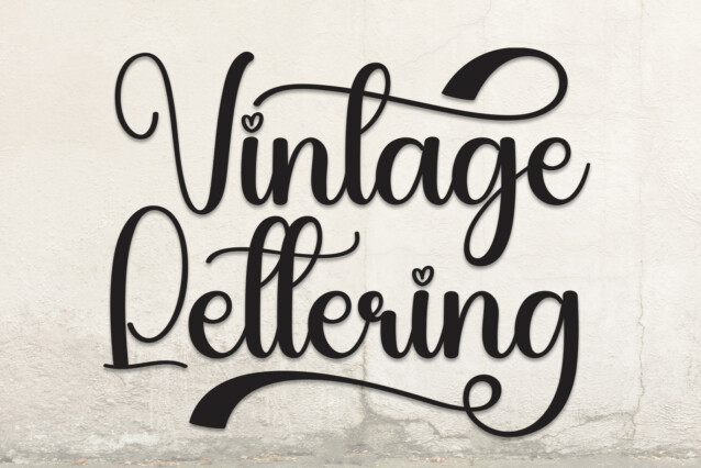 Vintage Lettering