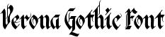 Verona Gothic Font