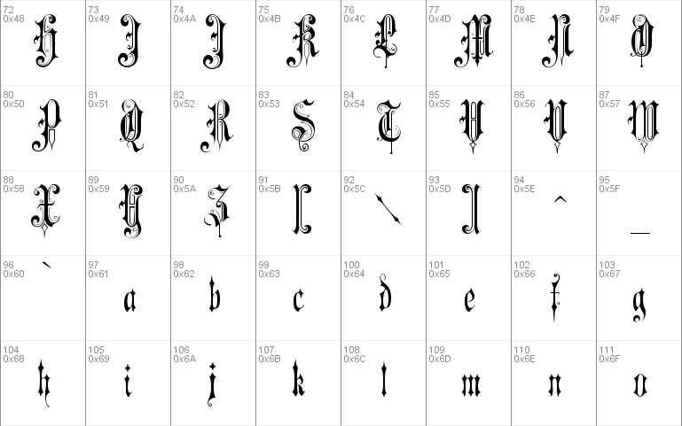 gothic fonts free download