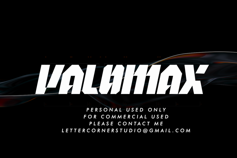 Valomax Italic Personal Use