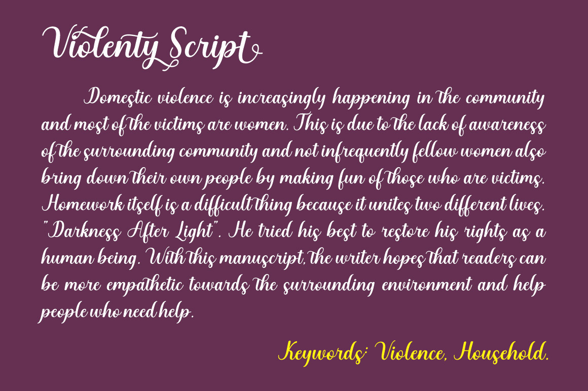Violenty Script