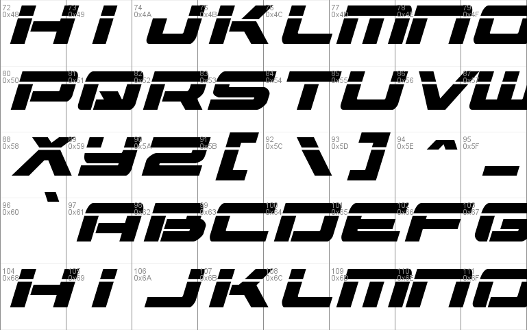 Vorpal Bold Italic