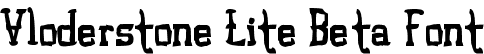 Vloderstone Lite Beta Font