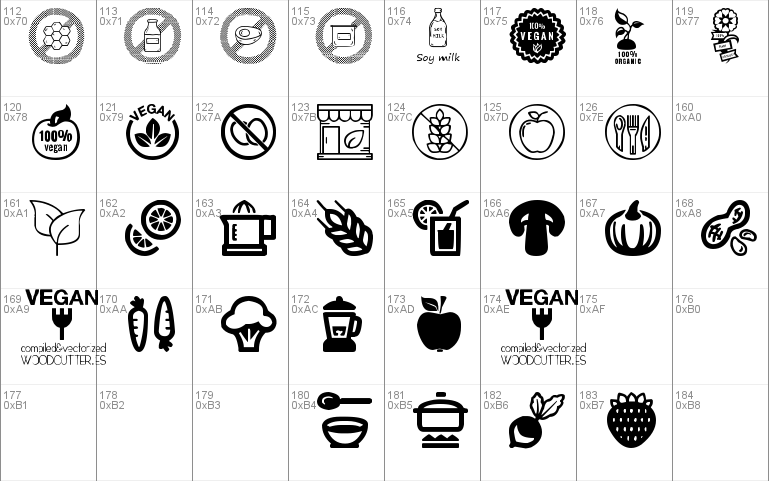 Vegan Icons