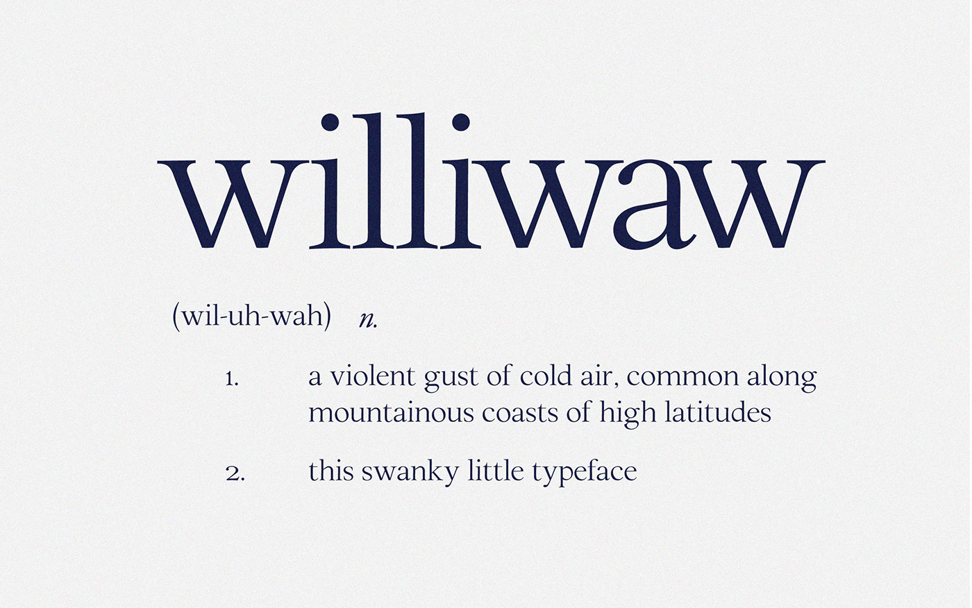 Williwaw Book
