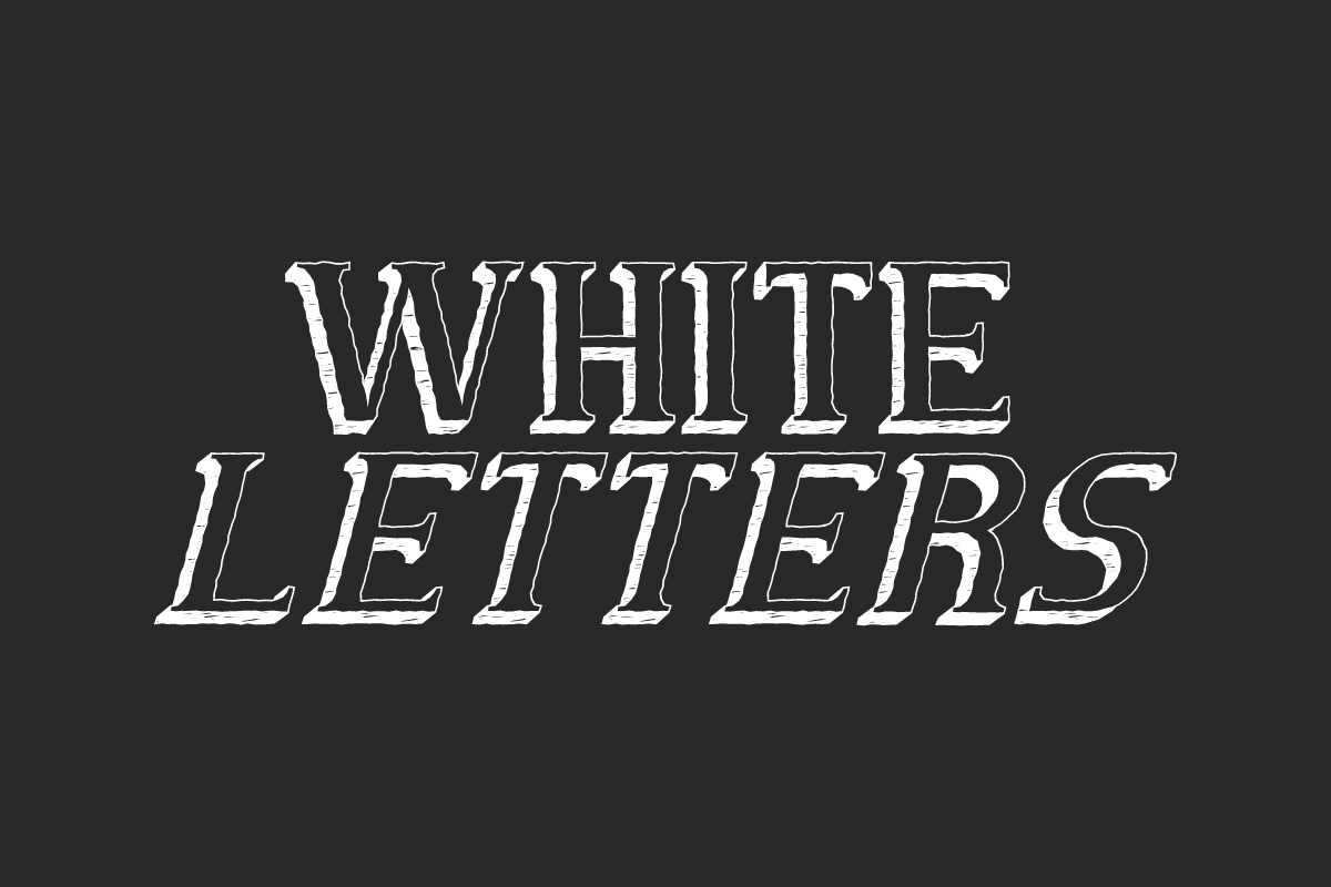 White Letters Demo