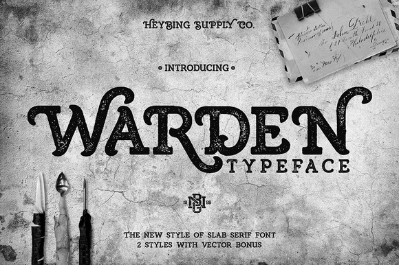 Warden Typeface Rough
