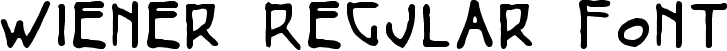 Wiener Regular Font