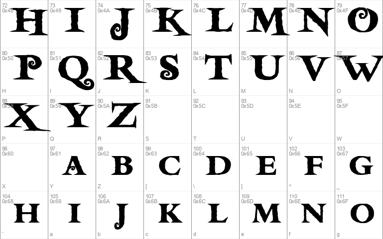 Witcher Knight Windows font - free for Personal