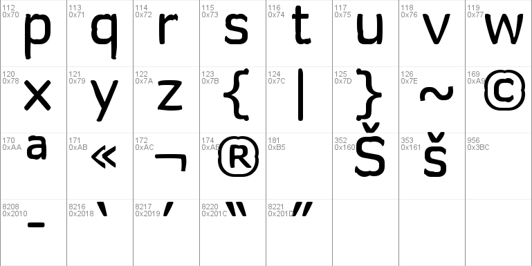 Worm Font