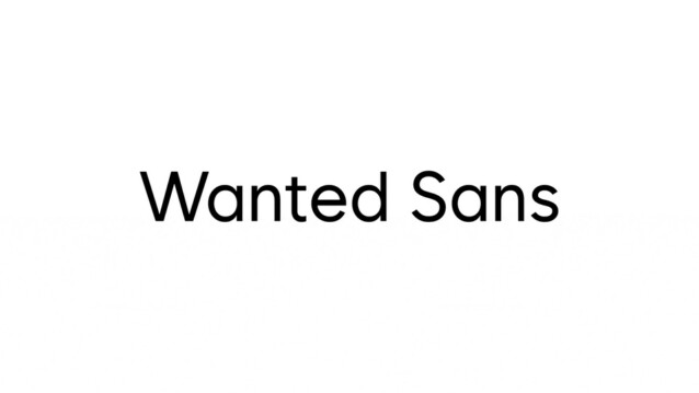 Wanted Sans