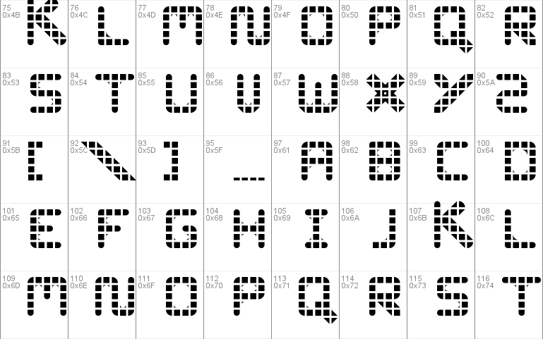 WLM Grid Font Light