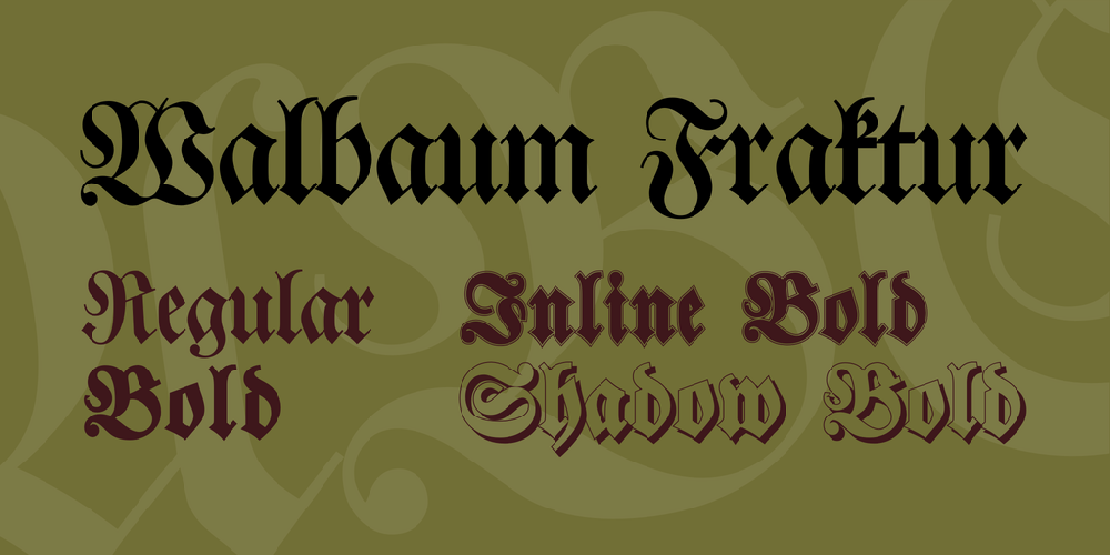 Walbaum Fraktur