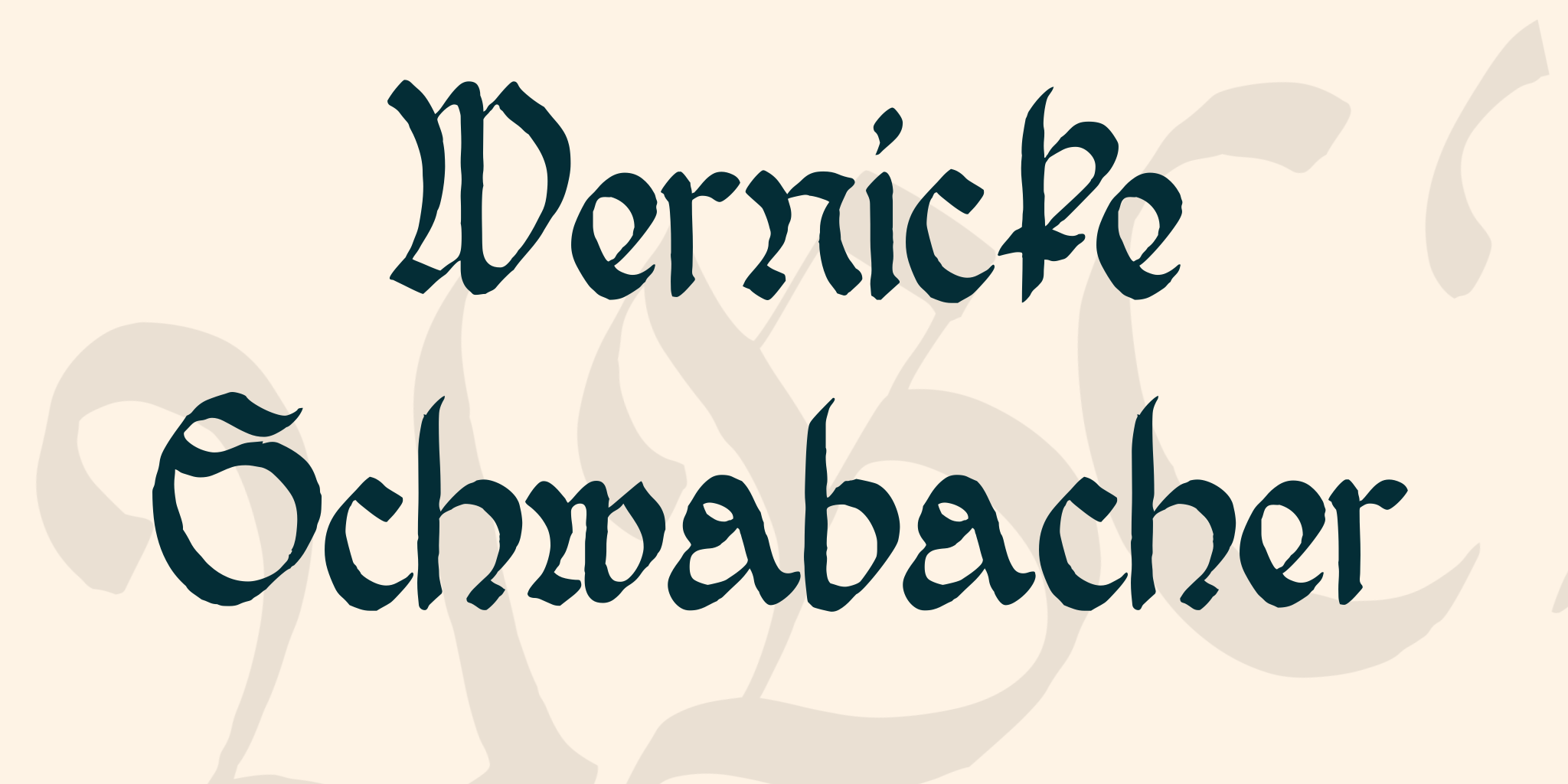 Wernicke Schwabacher