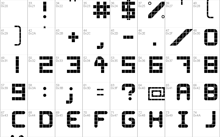 WLM Grid Font Regular Font