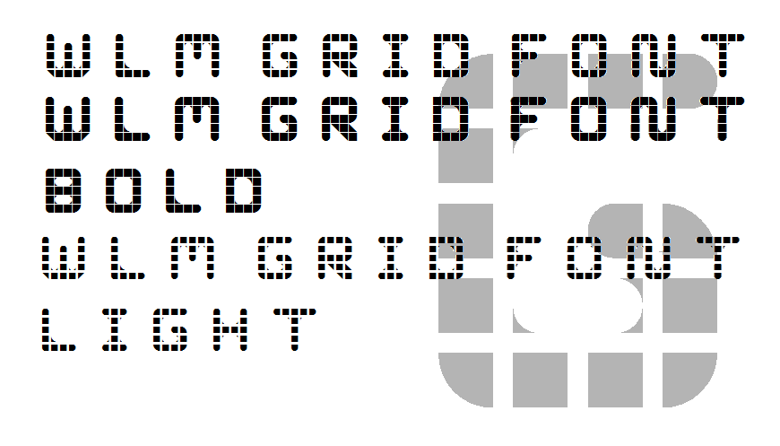 WLM Grid Font Regular Font