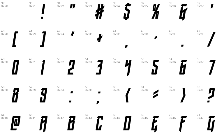 Winter Solstice Condensed Italic