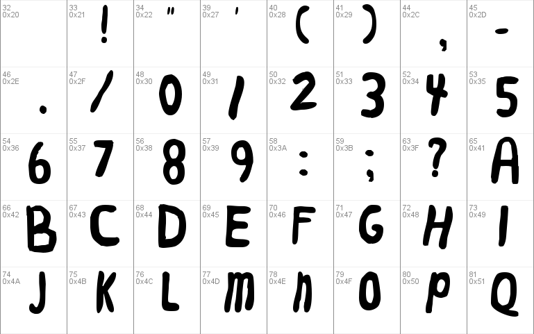 Worm Font