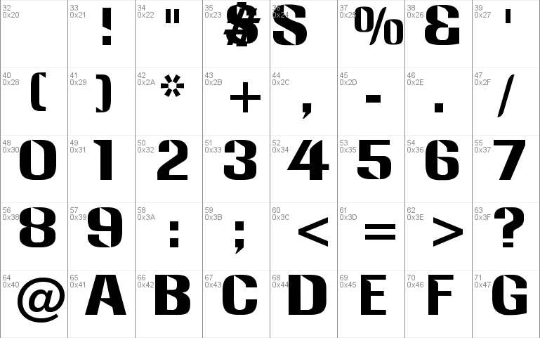 Westinghouse Regular Font